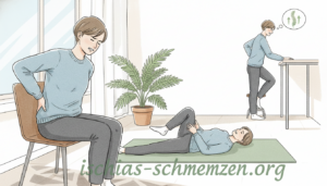 Lageabhängige Ischiasschmerzen – Sitzen, Liegen, Stehen
