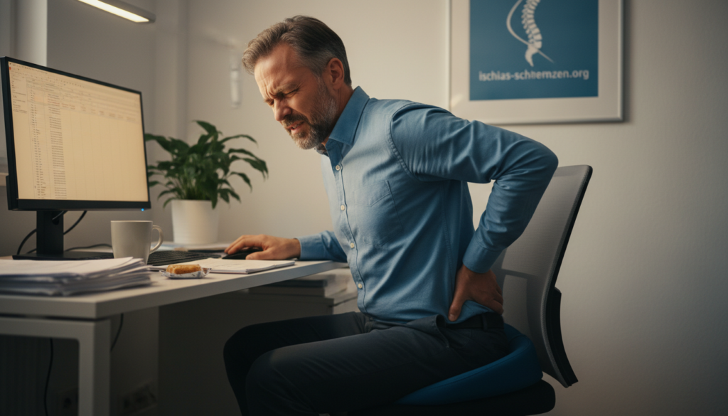 Ischiasschmerzen nach der Arbeit – Belastungsfaktoren