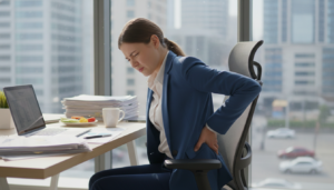Ischias durch Sitzen: Warum Büroarbeit gefährlich ist